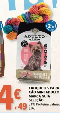 E.Leclerc Croquetes para cão mini adulto marca guia seleção promoção