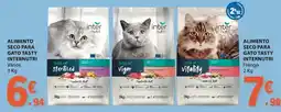 E.Leclerc Alimento seco para gato tasty internutri promoção