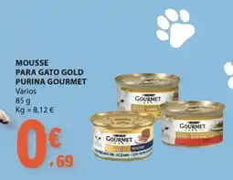 E.Leclerc Mousse para gato gold purina gourmet promoção