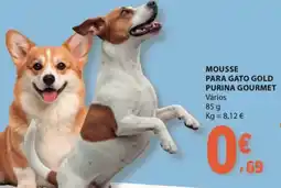 E.Leclerc Mousse para gato gold purina gourmet promoção
