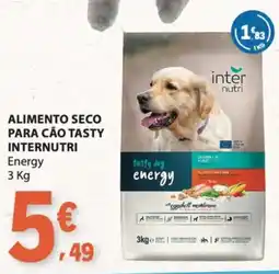 E.Leclerc alimento seco para cão tasty internutri energy promoção
