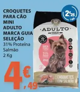 E.Leclerc Croquetes para cão mini adulto marca guia seleção promoção