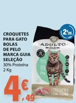 E.Leclerc Croquetes para gato bolas de pelo marca guia seleção promoção