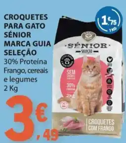 E.Leclerc Croquetes para gato sênior marca guia seleção promoção
