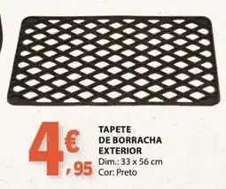 E.Leclerc Tapete de borracha exterior promoção