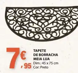 E.Leclerc Tapete de borracha meia lua promoção