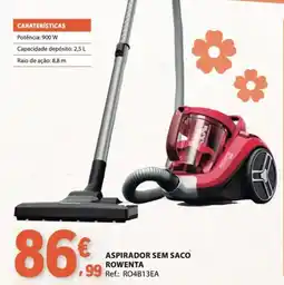 E.Leclerc aspirador sem saco rowenta promoção