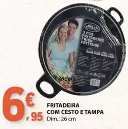 E.Leclerc Anilar fritadeira com cesto e tampa promoção