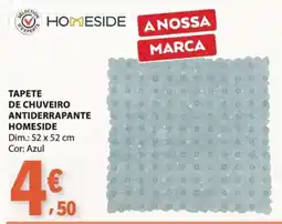 E.Leclerc Tapete de chuveiro antiderrapante homeside promoção