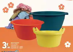 E.Leclerc Bacia plástica promoção