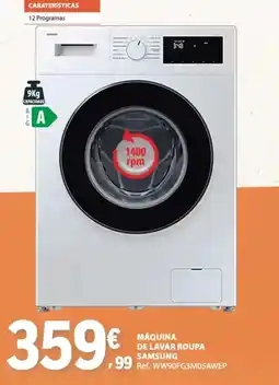 E.Leclerc Máquina de lavar roupa samsung promoção