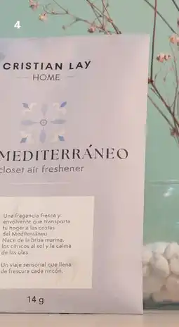 Cristian Lay Ambientador de armario ar mediterraneo promoção