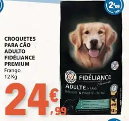 E.Leclerc Croquetes para cão adulto fidéliance premium frango promoção
