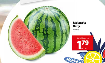 Lidl Melancia Baby promoção