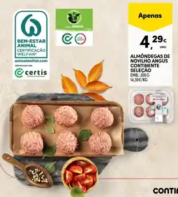 Pingo Doce Almôndegas de novilho angus continente seleçao promoção