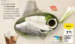 Pingo Doce Filete dourada c/ molho bulhão pato continente promoção