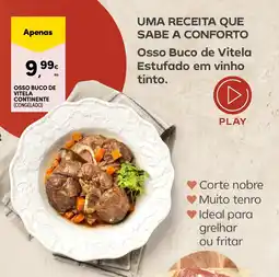 Pingo Doce Osso buco de vitela continente promoção