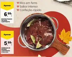 Pingo Doce Bovino fígado fatiado continente promoção