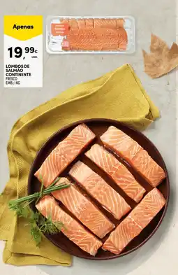 Pingo Doce Lombos de salmão continente promoção