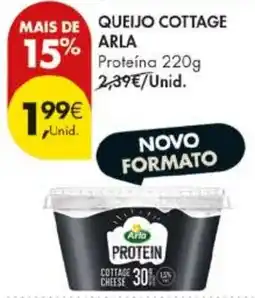 Pingo Doce Queijo cottage arla promoção