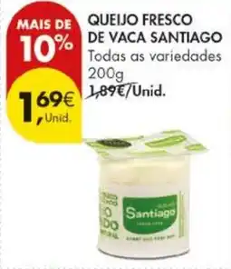 Pingo Doce Queijo fresco de vaca santiago promoção