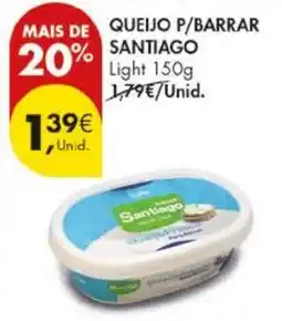 Pingo Doce Queijo p/barrar santiago light promoção