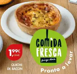 Pingo Doce Quiche de bacon promoção