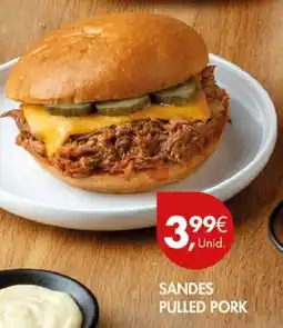 Pingo Doce Sandes pulled pork promoção