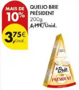 Pingo Doce queijo brie president promoção