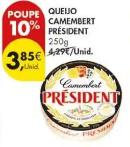 Pingo Doce Queijo camembert président promoção