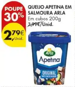 Pingo Doce Queijo apetina em salmoura arla promoção
