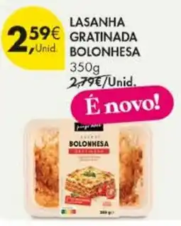 Pingo Doce Lasanha gratinada bolonesa promoção