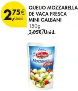 Pingo Doce Queijo mozzarella de vaca fresca mini galbani promoção