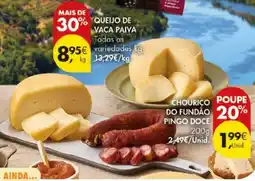 Pingo Doce Queijo de vaca paiva promoção