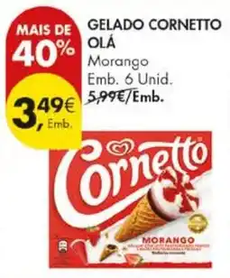 Pingo Doce Gelado cornetto ola promoção