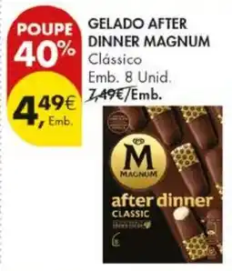 Pingo Doce Gelado after dinner magnum clássico promoção