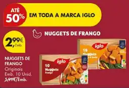 Pingo Doce Nuggets de frango iglo promoção