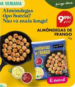 Pingo Doce Almôndegas de frango pingo doce promoção