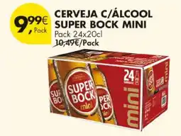 Pingo Doce Cerveja c/álcool super bock mini promoção