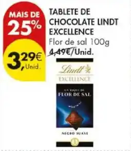 Pingo Doce Tablete de chocolate lindt excellence promoção