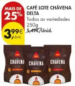 Pingo Doce Café lote chávena delta promoção