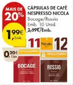 Pingo Doce Cápsulas de café nespresso nicola promoção