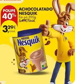Pingo Doce Achocolatado nesquik promoção
