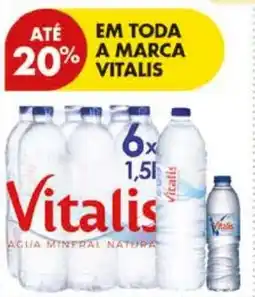 Pingo Doce Vitalis água mineral natural promoção