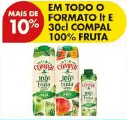 Pingo Doce Compal 100% Fruta promoção