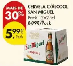 Pingo Doce Cerveja c/álcool san miquel promoção