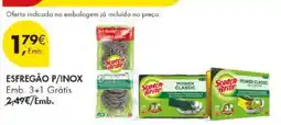 Pingo Doce esfregão p/inox scotch brite promoção