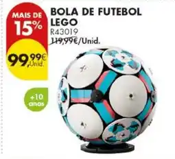 Pingo Doce bola de futebol lego promoção