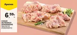 Continente Coxas de frango desossadas promoção