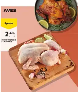 Continente Frango inteiro continente promoção